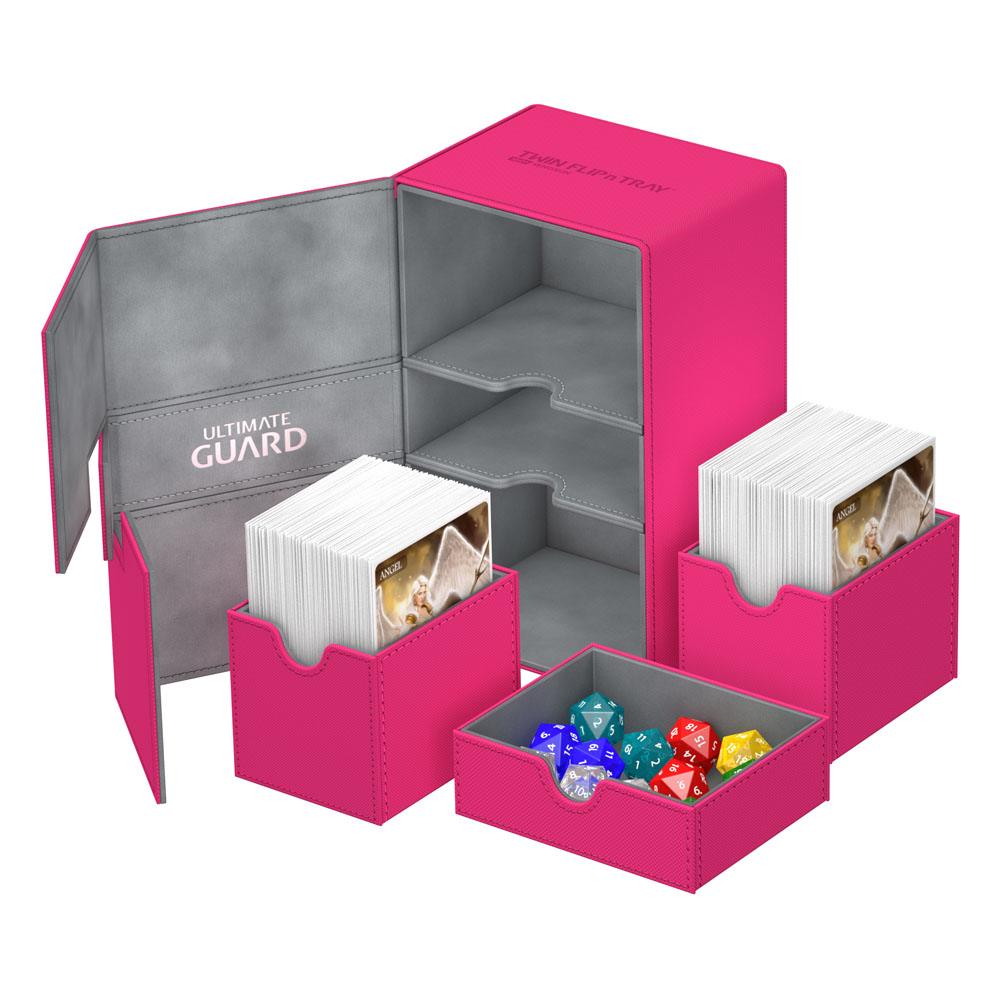 Ultimate Guard Twin Flip'n'Tray 160+ XenoSkin Pink