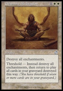 Cleansing Meditation TOR-3 Uncommon Light Played Englisch