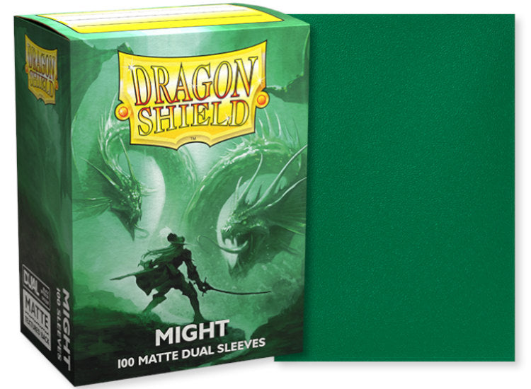 Dragon Shield Standard Size Dual Matte Sleeves - Might (100 Sleeves)