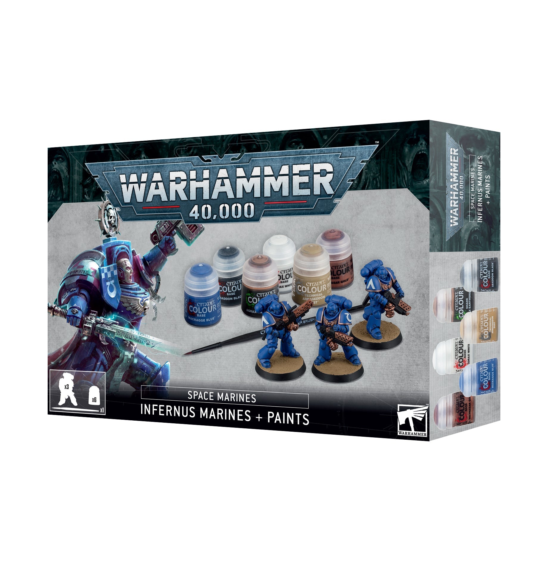 Warhammer 40.000 Space Marines Infernus Marines and Paints