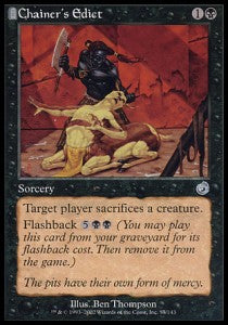 Chainer's Edict TOR-57 Uncommon Poor Englisch