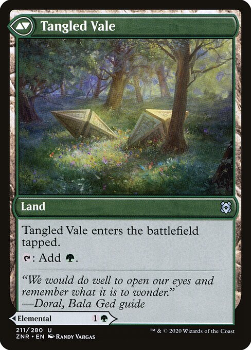Tangled Florahedron // Tangled Vale - Back Face