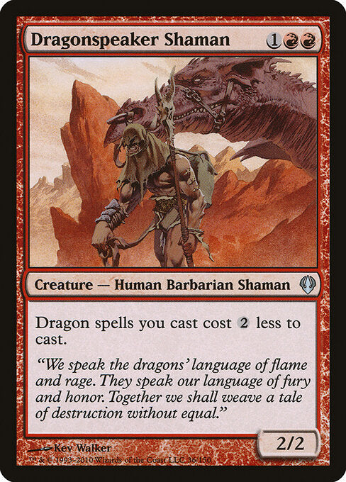 Dragonspeaker Shaman ARC- Uncommon Excellent Englisch