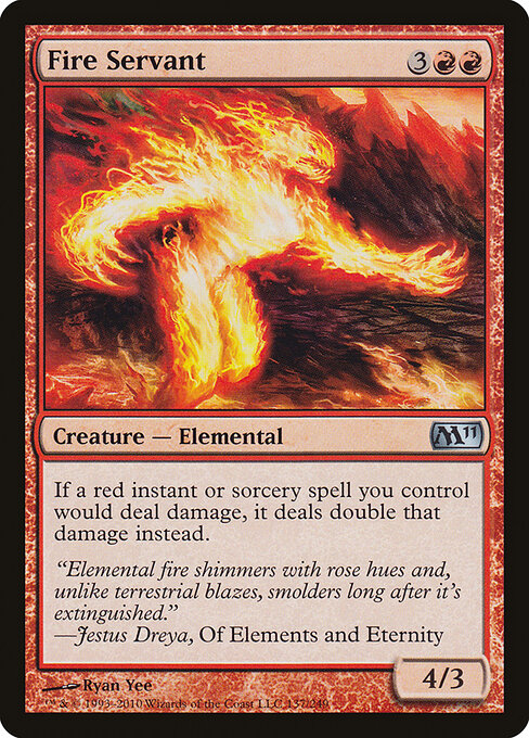 Diener des Feuers M11-137 Uncommon Excellent Englisch