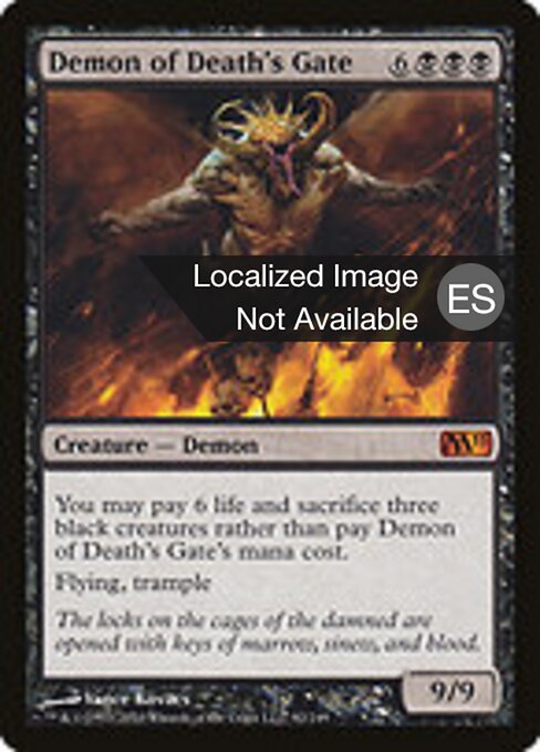 Demon of Death's Gate M11-92 Mythic Played Spanisch
