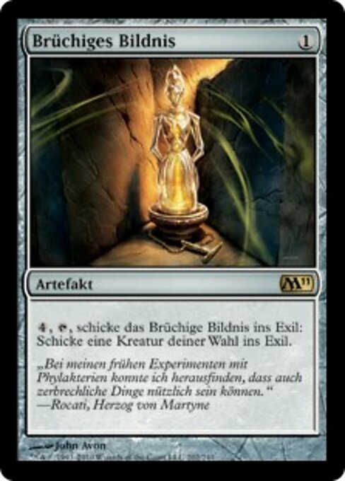 Brüchiges Bildnis M11-202 Rare Light Played Deutsch Foil