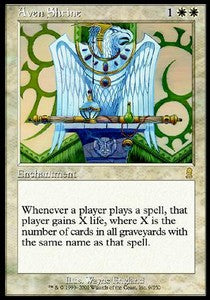 Aven Shrine ODY-9 Rare Light Played Englisch Foil
