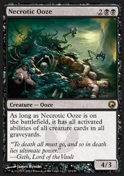 Necrotic Ooze SOM-72 Rare Light Played Englisch