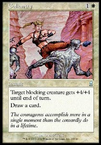 Gallantry ODY-23 Uncommon Light Played Englisch Foil