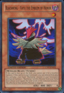 Schwarzflügel - Vayu das Symbol der Ehre CT07-012 Super Rare Poor Deutsch