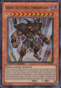 Exodius der ultimative verbotene Lord CT07-024 Super Rare Good Deutsch