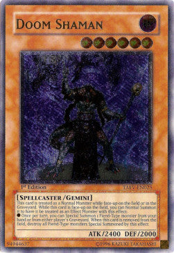 Verdammungsschamane TAEV-DE025 Ultimate Rare Excellent Deutsch 1. Auflage