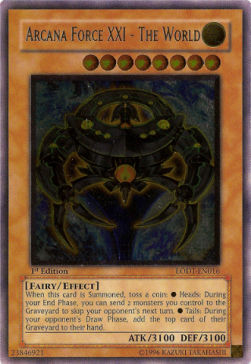 Arkane Macht XXI - Die Welt LODT-DE016 Ultimate Rare Excellent Deutsch