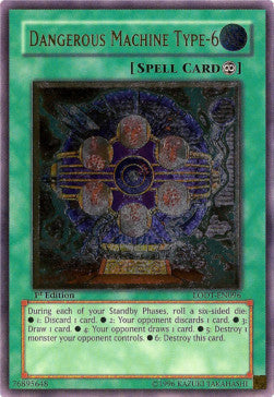 Gefährliche Maschine Typ 6 (V.2) LODT-096 Ultimate Rare Light Played Deutsch