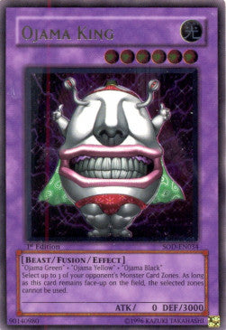 Ojama-König (V.2) SOD-034 Ultimate Rare Good Deutsch 1. Auflage