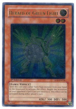 Herold des grünen Lichts (V.2) EOJ-018 Ultimate Rare Near Mint Deutsch