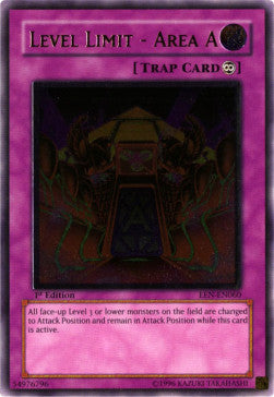 Stufenbeschränkung - Gebiet A EEN-DE060 Ultimate Rare Excellent Deutsch