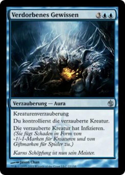Verdorbenes Gewissen MBS-22 Uncommon Light Played Deutsch