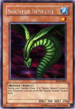 Unheil verkündende Schlange WC4-E02 Secret Rare Poor Deutsch