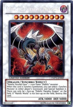 Niederträchtiger Paradoxdrache YMP1-007 Secret Rare Excellent Deutsch