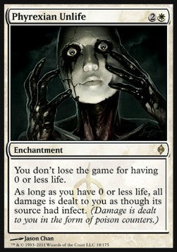 Phyrexian Unlife NPH-18 Rare Good Englisch