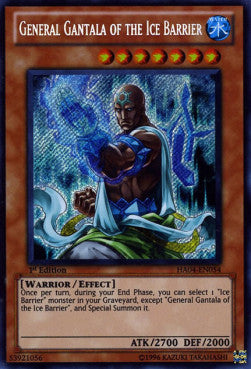 General Gantala der Eisbarriere HA04-DE054 Secret Rare Excellent Deutsch