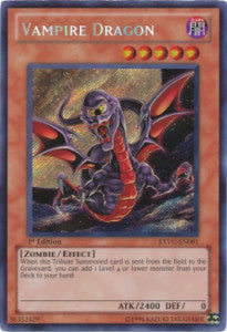 Vampirdrache EXVC-DE081 Secret Rare Good Deutsch 1. Auflage