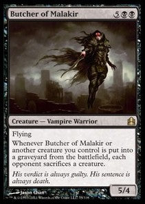 Butcher of Malakir CMD-75 Rare Poor Englisch