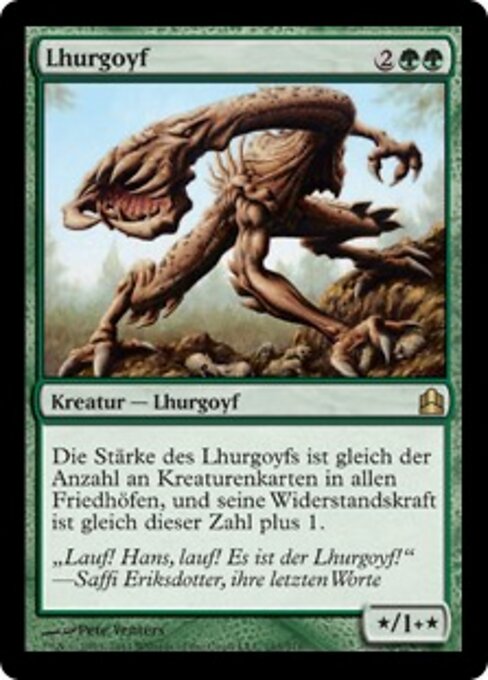 Lhurgoyf CMD-165 Rare Good Deutsch