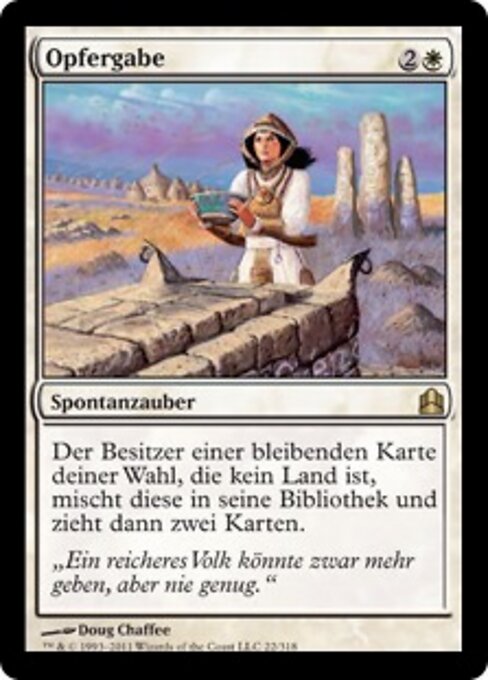 Opfergabe CMD-22 Rare Excellent Deutsch