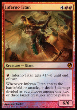 Inferno-Titan DPP- Mythic Light Played Deutsch Foil