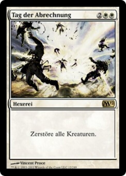 Tag der Abrechnung M12-12 Rare Good Deutsch