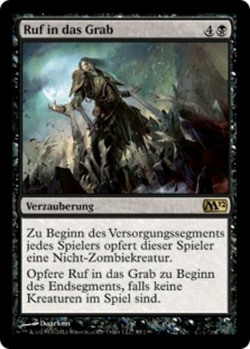 Ruf in das Grab M12-85 Rare Excellent Deutsch