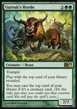 Garruks Horde M12-176 Rare Good Deutsch