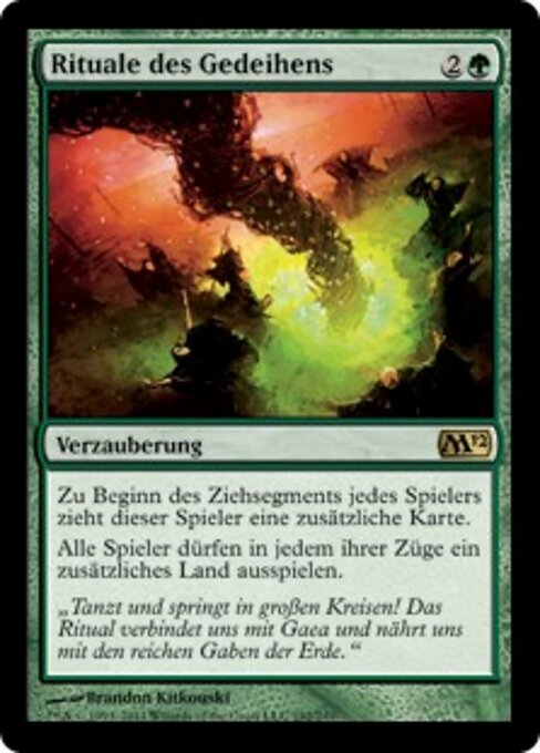 Rituale des Gedeihens M12-192 Rare Good Deutsch