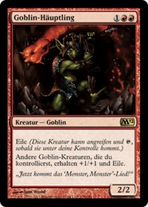 Goblin-Häuptling M12-138 Rare Excellent Deutsch