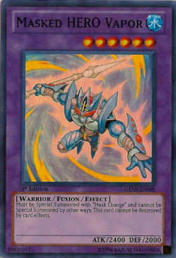 Maskierter HELD Vapor GENF-095 Super Rare Light Played Deutsch