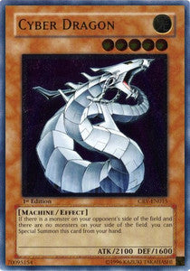 Cyber Drache CRV-DE015 Ultimate Rare Good Deutsch