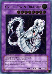 Cyber Twin Dragon (V.2) CRV-EN035 Ultimate Rare Good Englisch 1. Auflage