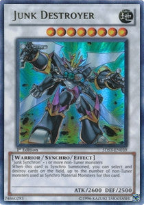 Gerümpelzerstörer 5DS3-039 Ultra Rare Played Deutsch 1. Auflage
