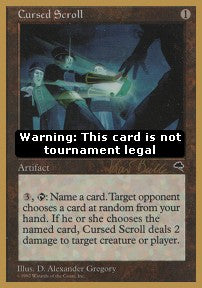 Cursed Scroll WCD20- Special Light Played Englisch