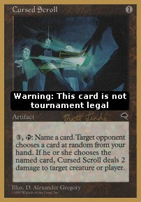 Cursed Scroll WCD18- Special Light Played Englisch