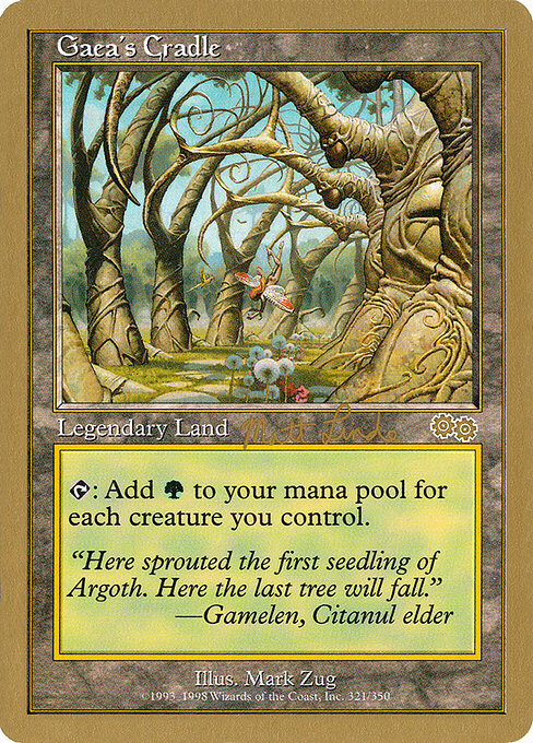 Gaea's Cradle WCD18- Special Played Englisch