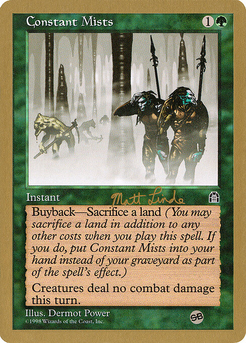Constant Mists WCD18- Special Played Englisch