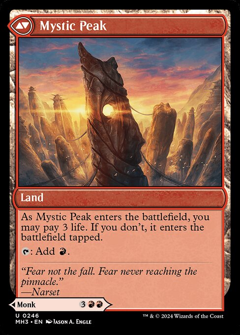 Pinnacle Monk // Mystic Peak - Back Face