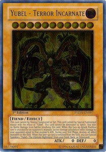 Yubel - Terrorinkarnation (V.2) PTDN-007 Ultimate Rare Light Played Deutsch 1. Auflage