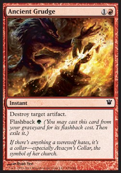 Ancient Grudge ISD-127 Common Light Played Englisch Foil
