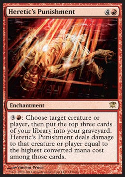 Heretic's Punishment ISD-147 Rare Light Played Englisch