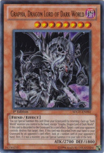 Grapha, Drachenherrscher der Finsteren Welt SDGU-001 Ultra Rare Excellent Deutsch 1. Auflage