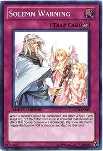 Ernste Warnung CT08-015 Super Rare Light Played Deutsch